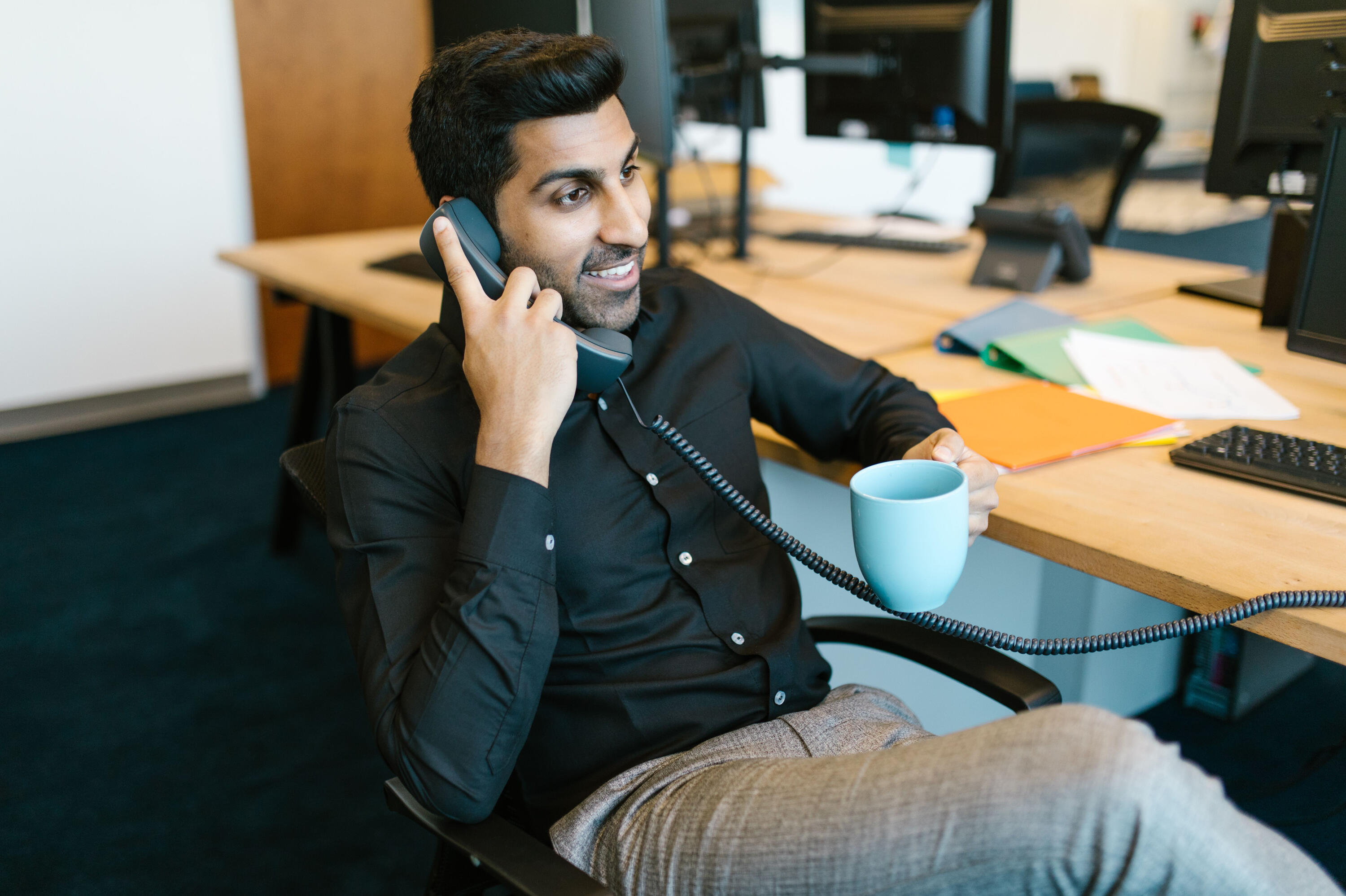 Man on the phone